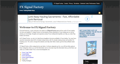 Desktop Screenshot of fxsignalfactory.com