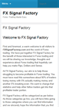 Mobile Screenshot of fxsignalfactory.com